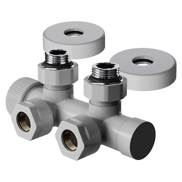 Узел термостатический угловой 1/2"х15 мм Royal Thermo Design Pro М30х1,5 (Белый) (RANPU11215WH) Узел термостатический угловой 1/2"х15 мм Royal Thermo Design Pro М30х1,5 (Белый) (RANPU11215WH)