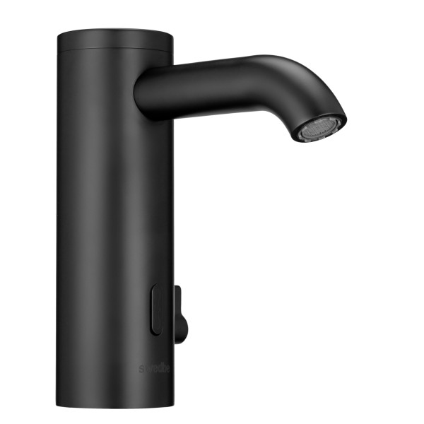 Смеситель для раковины Swedbe Europe 6010B сенсор с ручной регулировкой темп. воды черный (6010B)