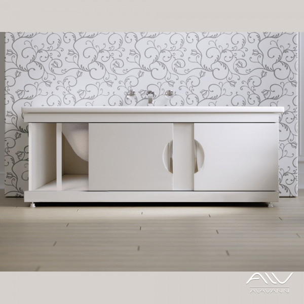 Экран фронтальный для ванны Alavann Monaco Still 1,5 белый Экран фронтальный для ванны Alavann Monaco Still 1,5 белый