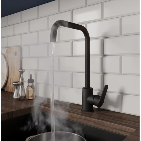 Смеситель для кухни Milardo Poli черный (POLBLL0M05)