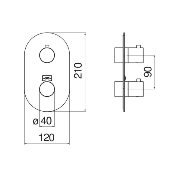 Смеситель для душа Nobili Live черный, скрытая часть (WE00102/TFLP) Смеситель для душа Nobili Live черный, скрытая часть (WE00102/TFLP)