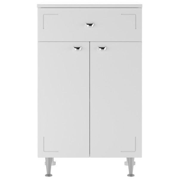 Комод 50 Классик с верхним ящиком В1 Айсберг Домино (DA1002K)