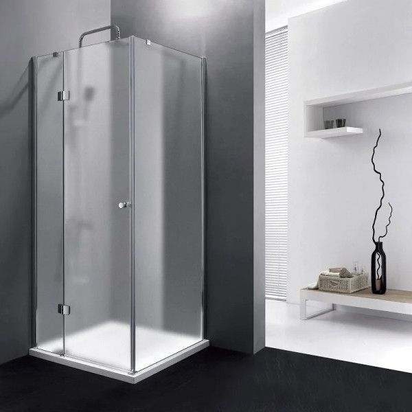 Душевой уголок Cezares Verona 100x100x195 R стекло матовое, профиль хром (VERONA-W-A-1-100-P-Cr-R) Душевой уголок Cezares Verona 100x100x195 R стекло матовое, профиль хром (VERONA-W-A-1-100-P-Cr-R)