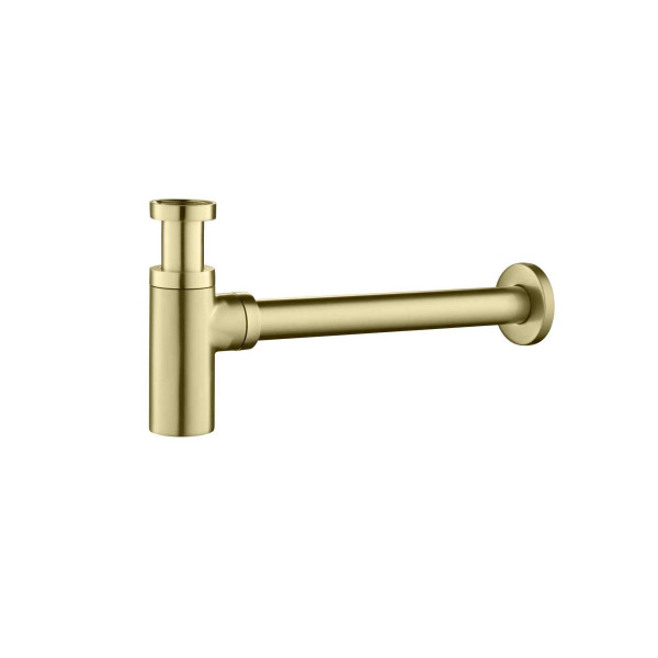 Сифон для раковины Aquatek 1"-1/4" золото (AQ6012BG)