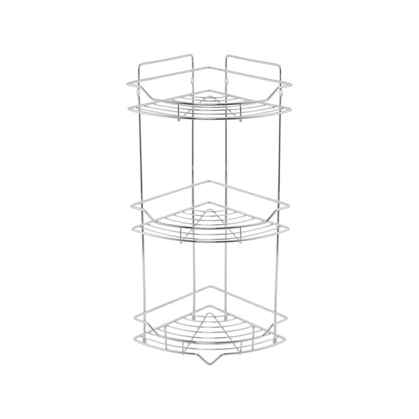 Полка для ванной комнаты Milardo Grid 25,5x25,5x55,8 хром (GRICC3CM44)