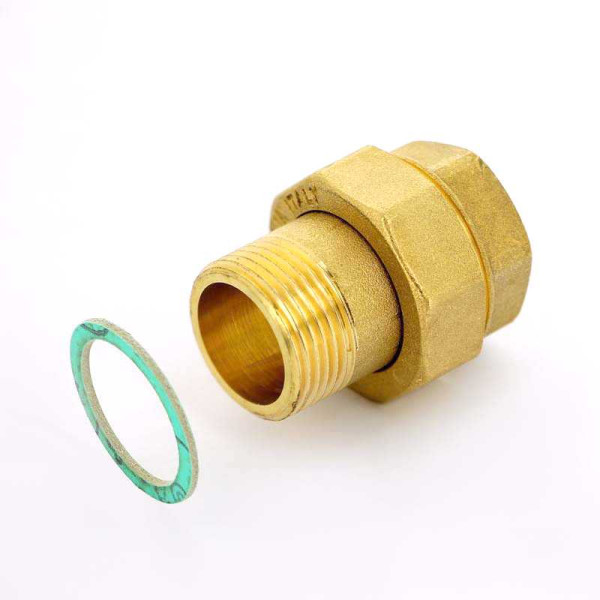 Сгон прямой Itap 2" ВН (латунь, с плоской прокладкой) (1510200) Сгон прямой Itap 2" ВН (латунь, с плоской прокладкой) (1510200)