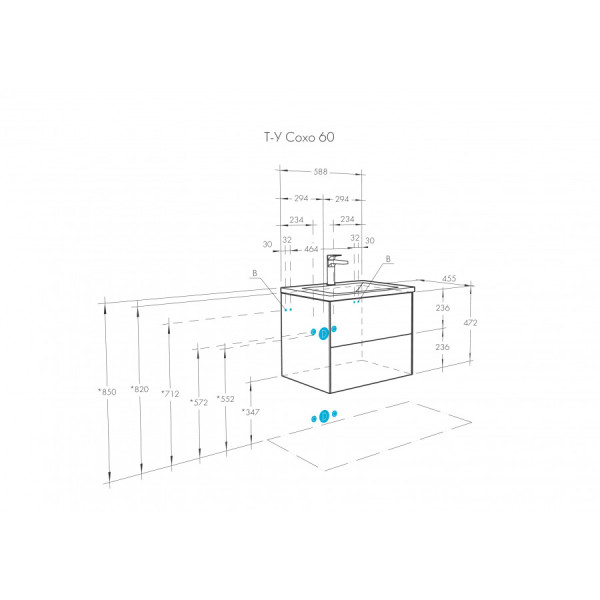 Тумба подвесная Aquaton Сохо 588x455x482 белый (1.A258.0.01A.J01.0) Тумба подвесная Aquaton Сохо 588x455x482 белый (1.A258.0.01A.J01.0)