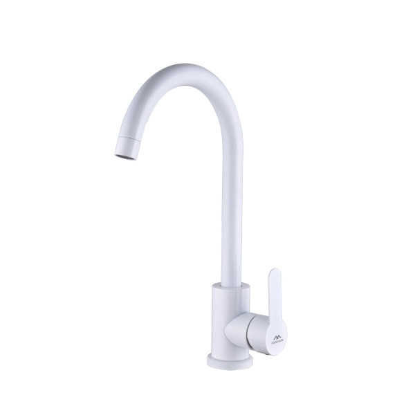 Смеситель для кухни Fashun белый (A54001-8)