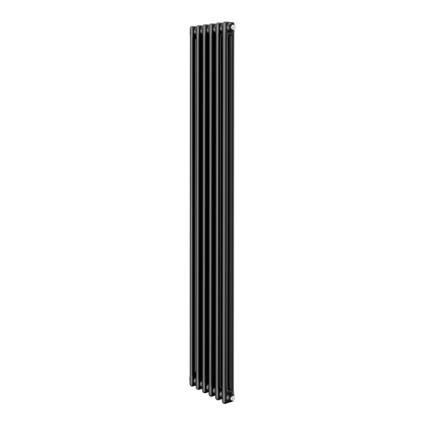 Радиатор стальной трубчатый Royal Thermo Insignia C2180 (6 секций) бок. подкл. (черный RAL 9005m) (In-C2180.06.9005m)
