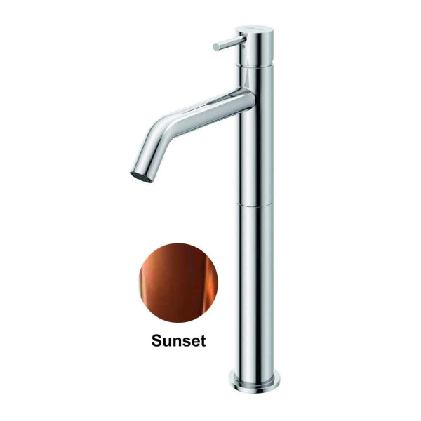 Смеситель для раковины Cezares Leaf с донным клапаном, sunset (LEAF-LC2-L-SS)
