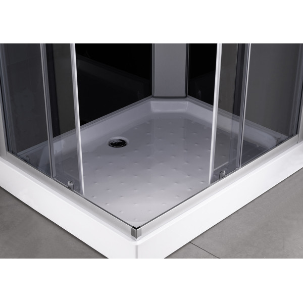 Душевая кабина Loranto 80x100x215 стекло матовое, профиль сатин (CS-5180-13R G) Душевая кабина Loranto 80x100x215 стекло матовое, профиль сатин (CS-5180-13R G)