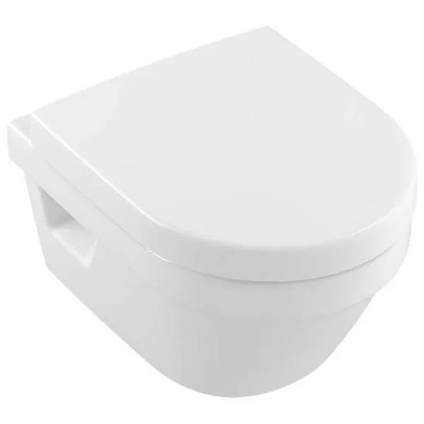 Унитаз подвесной Villeroy & Boch Architectura белый DirectFlush сиденье soft-close быстросъемное (4687HR01)