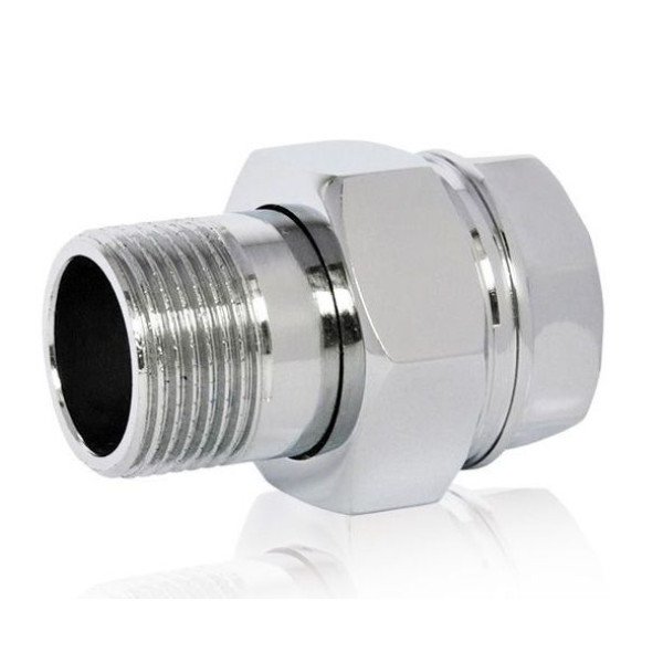Сгон прямой (американка) 1" ВН General Fittings (хром) 2700I2B101000A