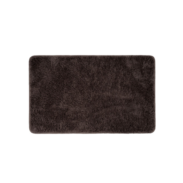 Коврик для ванной комнаты 50x80 микрофибра темно-коричневый Iddis (BSQS08Mi12)