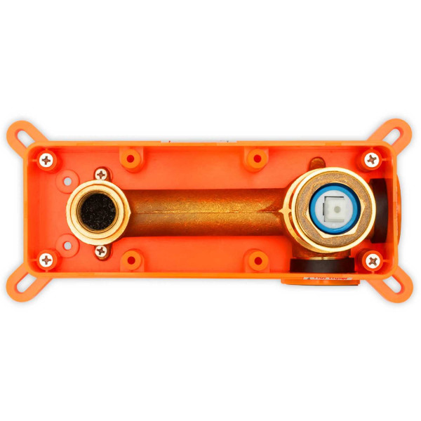 Смеситель для раковины скрытого монтажа REA Lungo gold mat + box (REA-B8652)