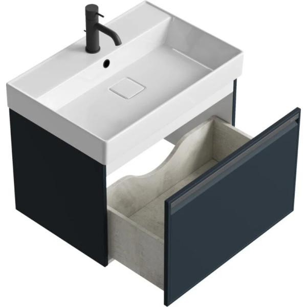 Тумба подвесная Aqwella Pure 640x443x464 серый (PUR0165GRM) Тумба подвесная Aqwella Pure 640x443x464 серый (PUR0165GRM)