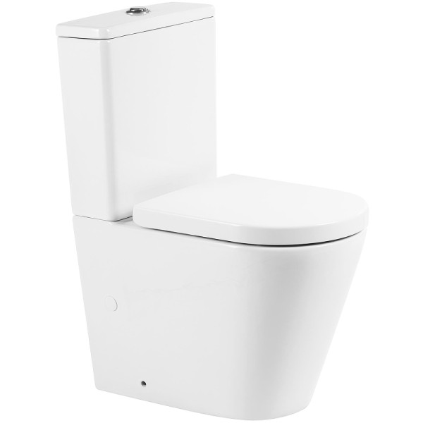 Унитаз-компакт BelBagno Flay-R безободковый (BB2149CPR/BB2149T/BB865SC)