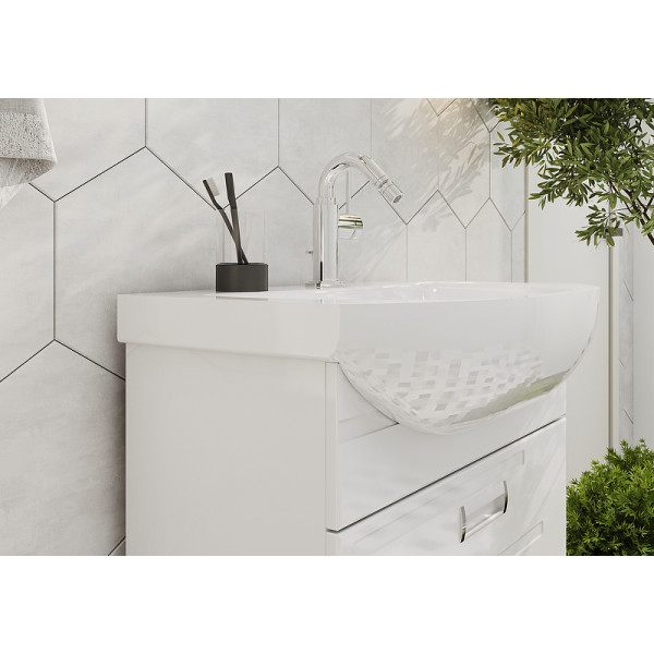 Тумба подвесная Volna Joli 560x483 белая (tpJOLI60.1Y-01) Тумба подвесная Volna Joli 560x483 белая (tpJOLI60.1Y-01)