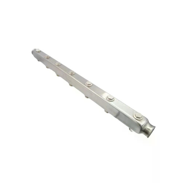 Коллектор магистральный 7 отводов 1"*1/2" НР (нерж.ст) Okseler с межосевым расстоянием 100 мм (Oks00365)