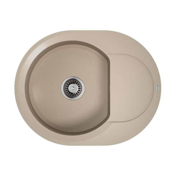 Мойка для кухни врезная Omoikiri Sakaime 60E-SA 600х470 бежевый (4993122) Мойка для кухни врезная Omoikiri Sakaime 60E-SA 600х470 бежевый (4993122)