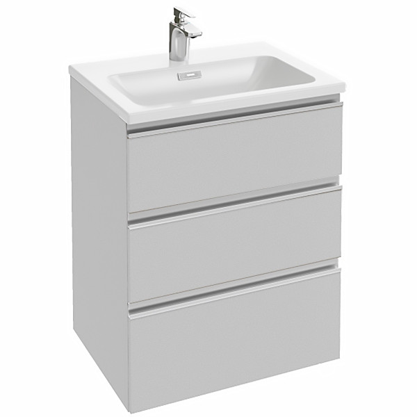 Тумба напольная Jacob Delafon Vox 60 белый глянец (EB2050-RA-G1C)