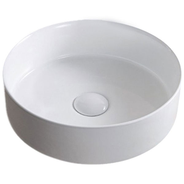 Раковина накладная BelBagno 36x36 белая (BB1357)