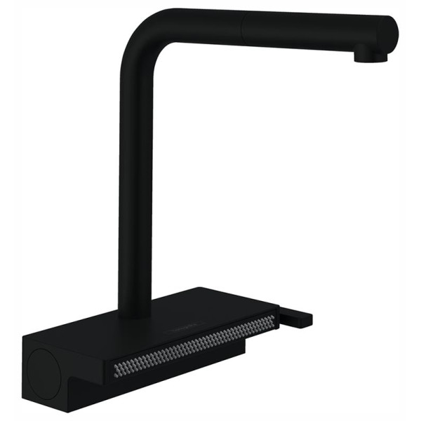 Смеситель для кухни Hansgrohe Aquno Select 250 M81 с вытяжным душем 2 jet. sBox матовый черный (73830670) Смеситель для кухни Hansgrohe Aquno Select 250 M81 с вытяжным душем 2 jet. sBox матовый черный (73830670)