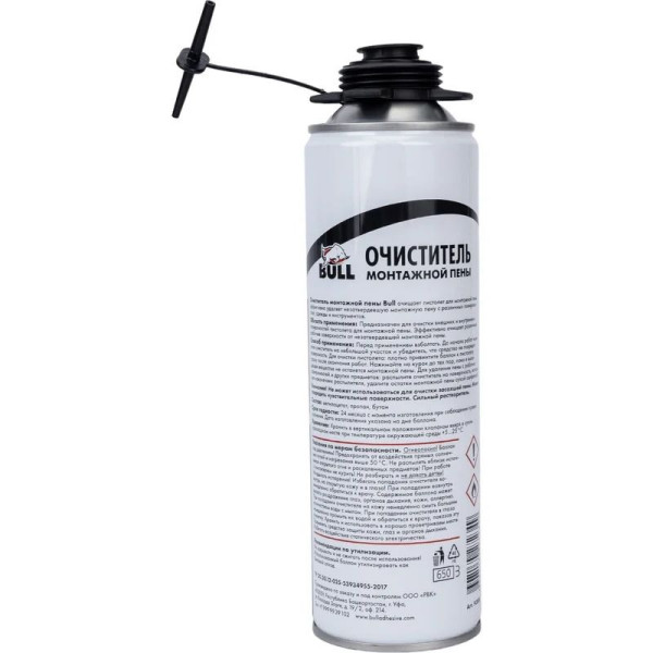 Очиститель монтажной пены Bull (FC800) Очиститель монтажной пены Bull (FC800)