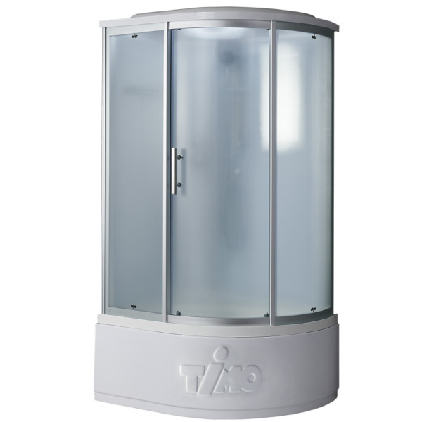 Душевая кабина Timo T-6610 Silver L 110x85x220 стекло матовое, профиль хром (T-6610 S L) Душевая кабина Timo T-6610 Silver L 110x85x220 стекло матовое, профиль хром (T-6610 S L)