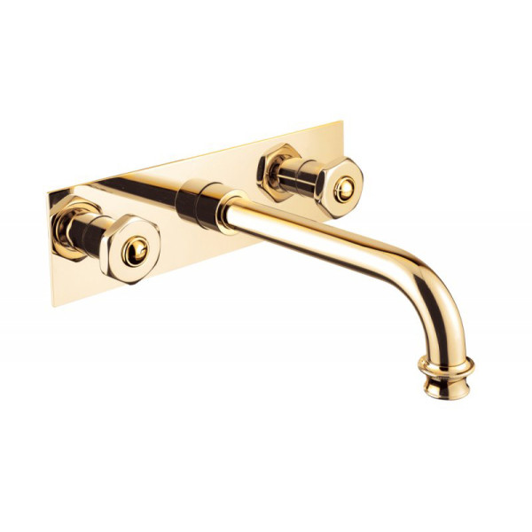 Смеситель для раковины Cezares Aphrodite золотой, ручки - металл (APHRODITE-BLS2-03/24-S1) Смеситель для раковины Cezares Aphrodite золотой, ручки - металл (APHRODITE-BLS2-03/24-S1)