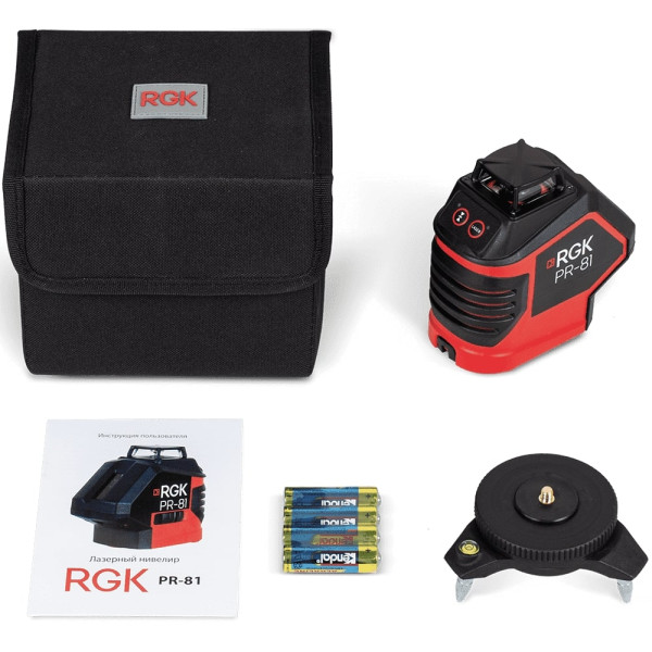 Уровень лазерный RGK PR-81 (4610011873270) Уровень лазерный RGK PR-81 (4610011873270)