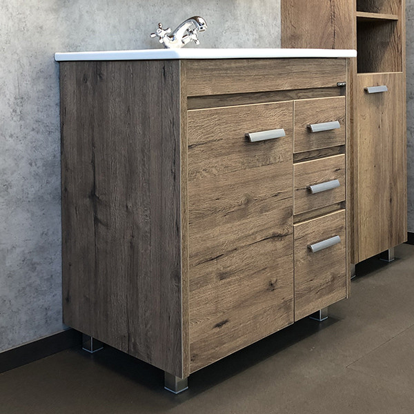 Зеркало Comforty Асти 400x220x700 дуб дымчатый (00-00001468)