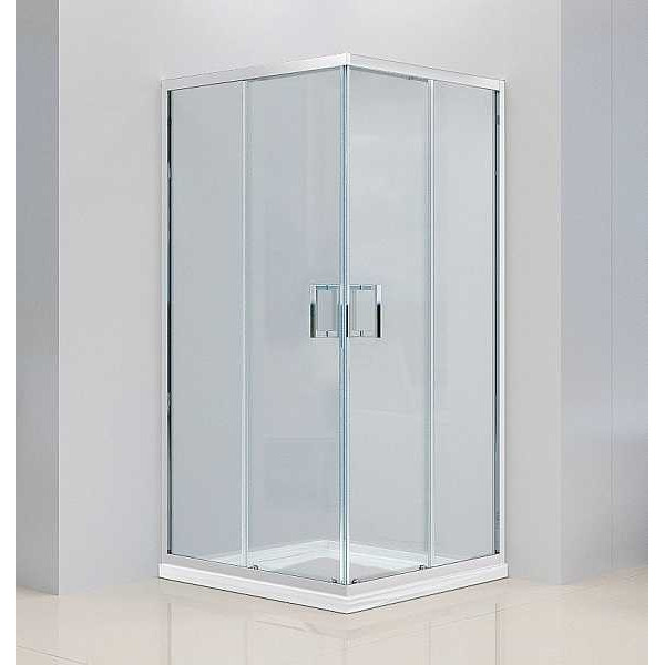 Душевой уголок BandHours Toledo 100 100х100 поддон в комплекте, стекло прозрачное, профиль хром Душевой уголок BandHours Toledo 100 100х100 поддон в комплекте, стекло прозрачное, профиль хром