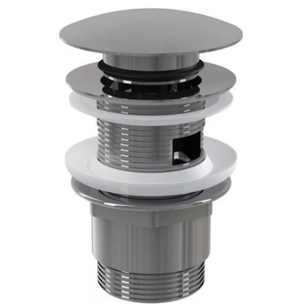 Донный клапан Cezares с системой клик-клак хром (CZR-SAT5-01)