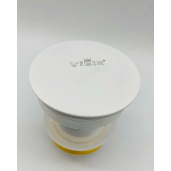 Донный клапан для раковины Vieir 1 1/4" (32 мм.), 67 мм. Quick Clac без перелива (латунь, белый) (VER21AYF) Донный клапан для раковины Vieir 1 1/4" (32 мм.), 67 мм. Quick Clac без перелива (латунь, белый) (VER21AYF)
