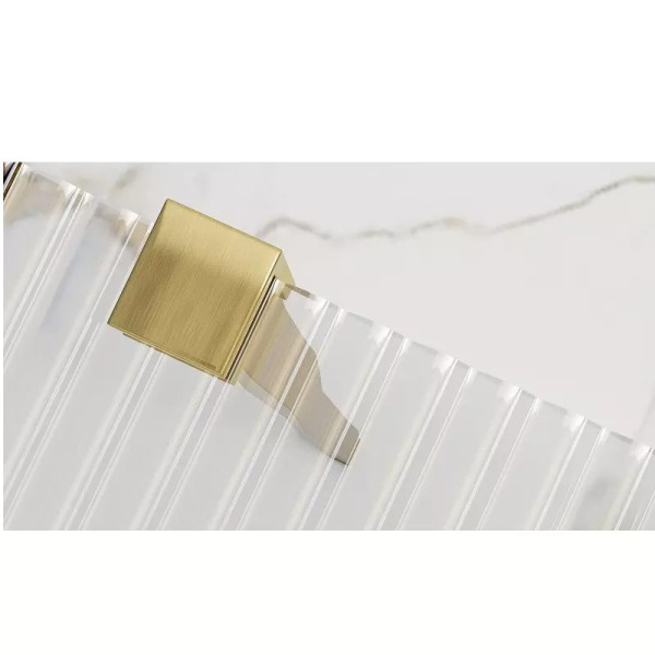 Душевое ограждение Rea Aero intimo 100x200 стекло прозрачное, профиль золото матовое (REA-K4126)