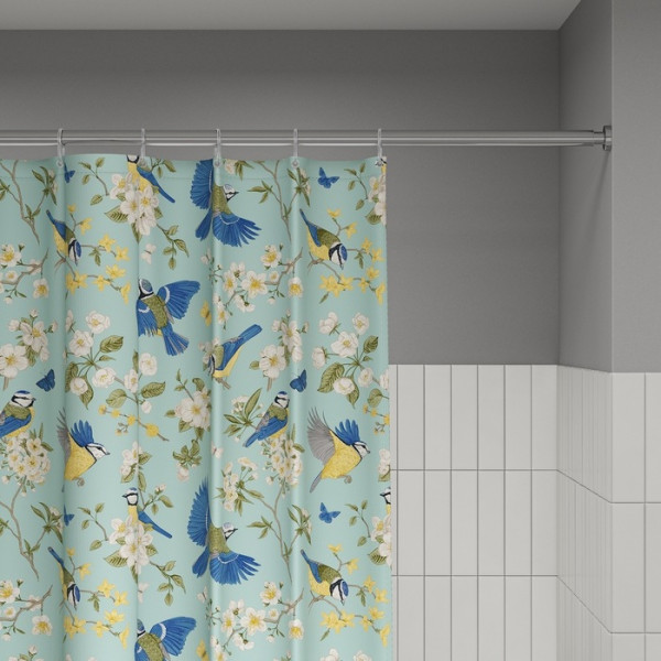 Шторка для ванн текстильная Iddis Base 180x200 зеленая (BP03P18i11)