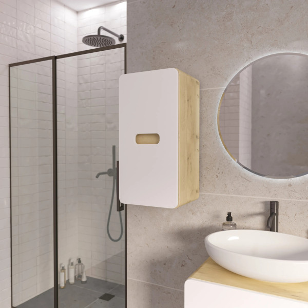 Пенал подвесной 1Marka Vortex 350x300x70 (орех лучистый солнечный/монолит айсберг) (Ц0000033029) Пенал подвесной 1Marka Vortex 350x300x70 (орех лучистый солнечный/монолит айсберг) (Ц0000033029)