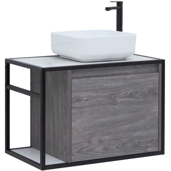 Тумба подвесная Aquanet Nova Lite Loft 75 R дуб рошелье (00261653)