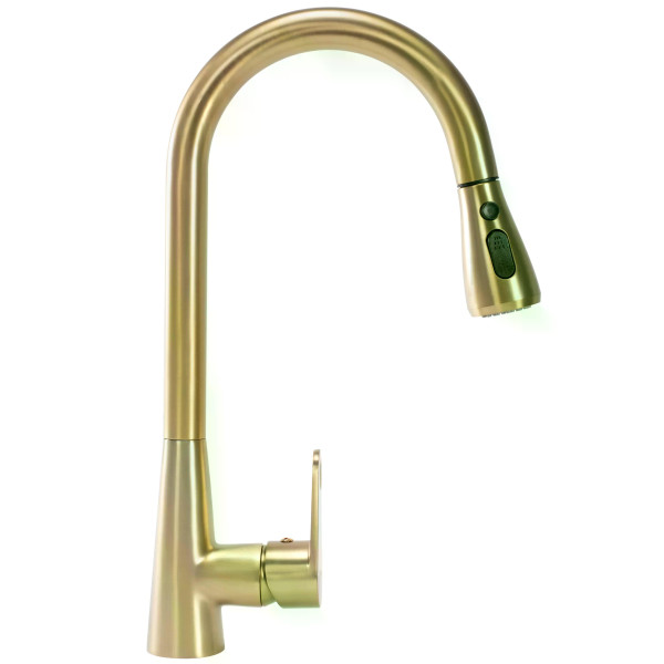 Смеситель для кухни Rea Mild золото матовое (REA-B4803) Смеситель для кухни Rea Mild золото матовое (REA-B4803)