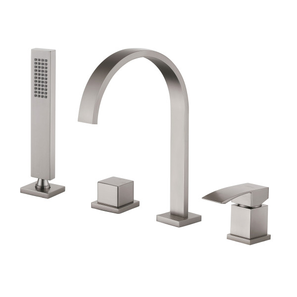 Смеситель на борт ванны Abber Wasserfall золото (AF8613SP) Смеситель на борт ванны Abber Wasserfall золото (AF8613SP)