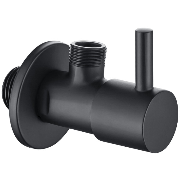 Переходник угловой Aquatek черный матовый (AQ2450MB)