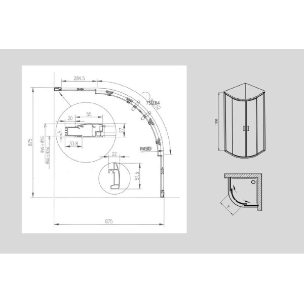 Душевой уголок Ravak Blix 90x90x190 стекло прозрачное, профиль хром (X3B270C0Z1C) Душевой уголок Ravak Blix 90x90x190 стекло прозрачное, профиль хром (X3B270C0Z1C)