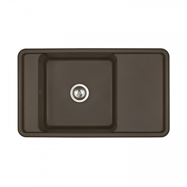 Мойка для кухни врезная Aquaton Беллис 510x870x250 кофе (1.A724.8.32B.S28.0)
