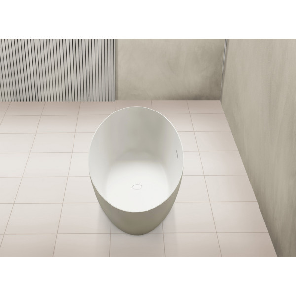 Ванна из искусственного камня Abber Stein 170x80 белая матовая (AS9625-1.7) Ванна из искусственного камня Abber Stein 170x80 белая матовая (AS9625-1.7)