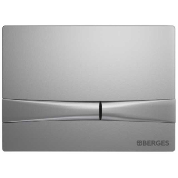 Клавиша смывная Berges для инсталляции Novum F2 матовый хром (040052) Клавиша смывная Berges для инсталляции Novum F2 матовый хром (040052)