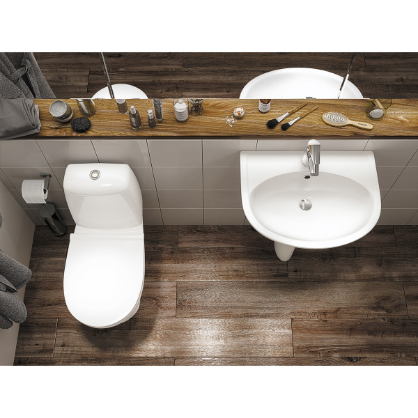 Унитаз напольный Santek Цезарь 655х370х769 (1WH302415)