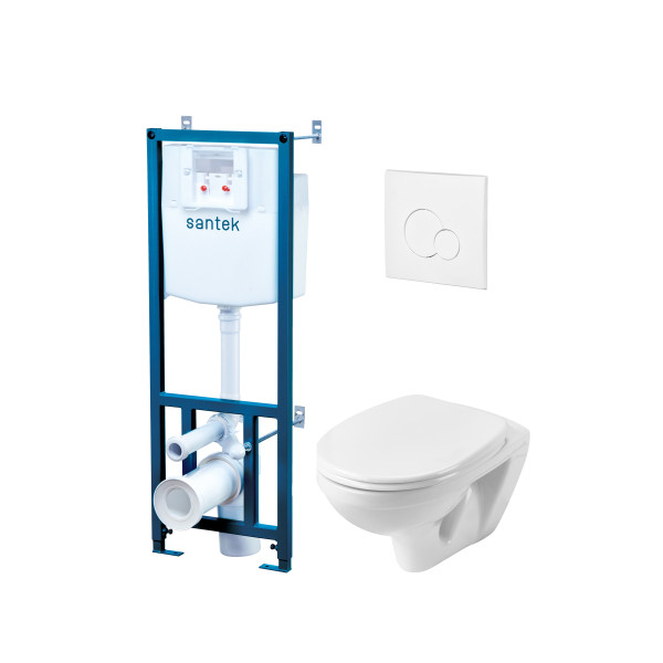 Комплект инсталляция с унитазом Santek Бореаль 530х400х1120 (1WH302464) Комплект инсталляция с унитазом Santek Бореаль 530х400х1120 (1WH302464)