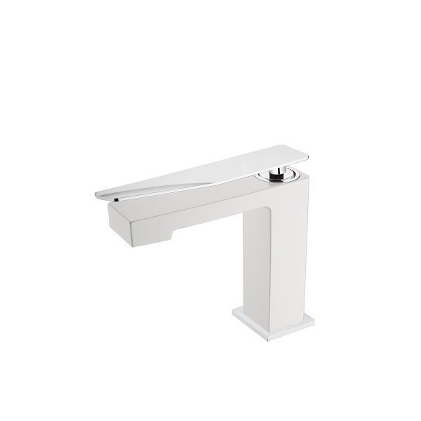 Смеситель для раковины Boheme Q белый (141-WCR.2)