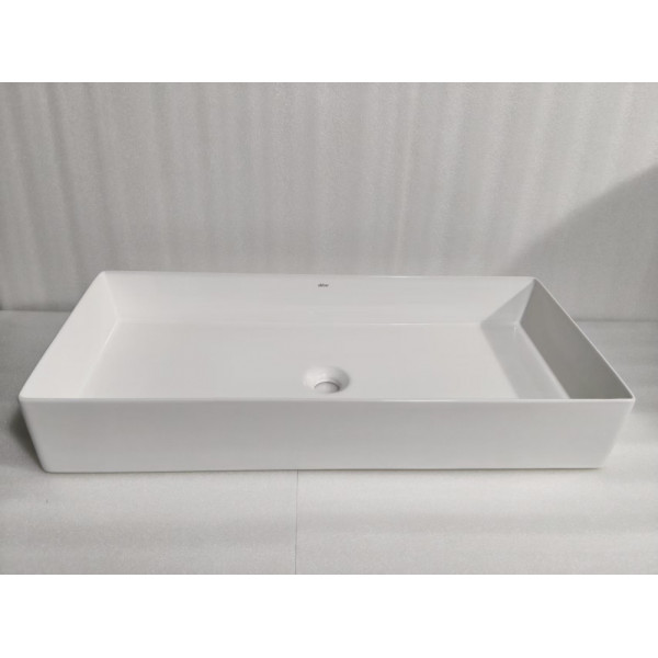 Раковина накладная Abber Rechteck 80x36x13 белая (AC2219)